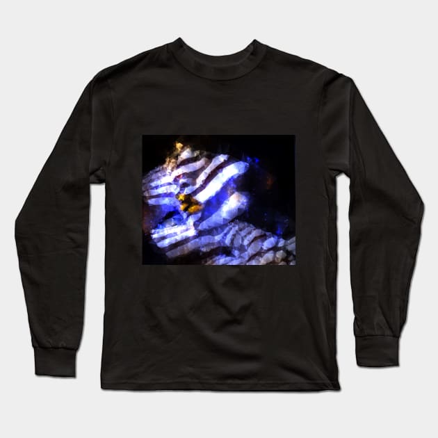 Low Poly Galaxy Long Sleeve T-Shirt by theartistmusician